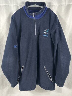Vintage Line 7 America's Cup 2000 Team New Zealand Embroidered Jacket XL